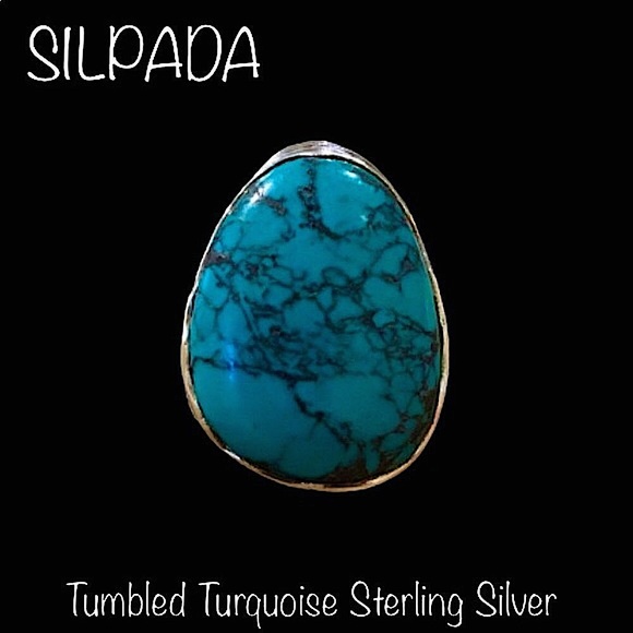 SILPADA Turquoise Sterling Silver 925 Ring - Picture 1 of 9